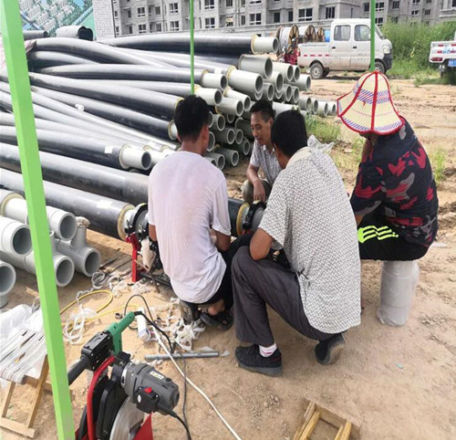 PERT II型保溫管施工現(xiàn)場(chǎng)